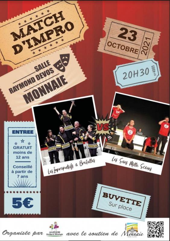 Affiche match impro 2021