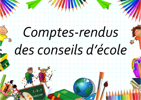 Cr conseil ecole